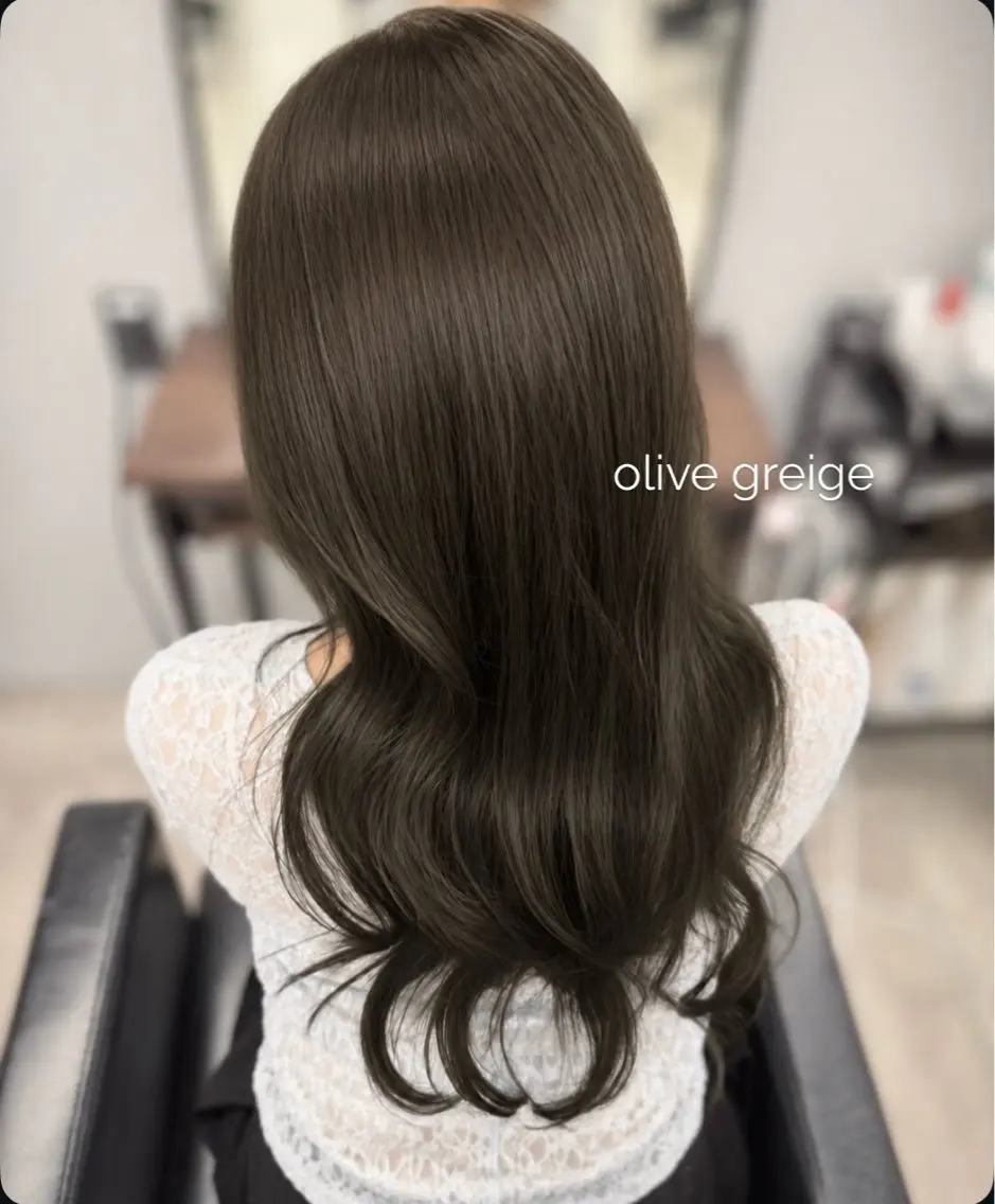 ロング ヘアカラー 髪質改善/透明感カラ ー🥣💓rikoのヘアスタイル