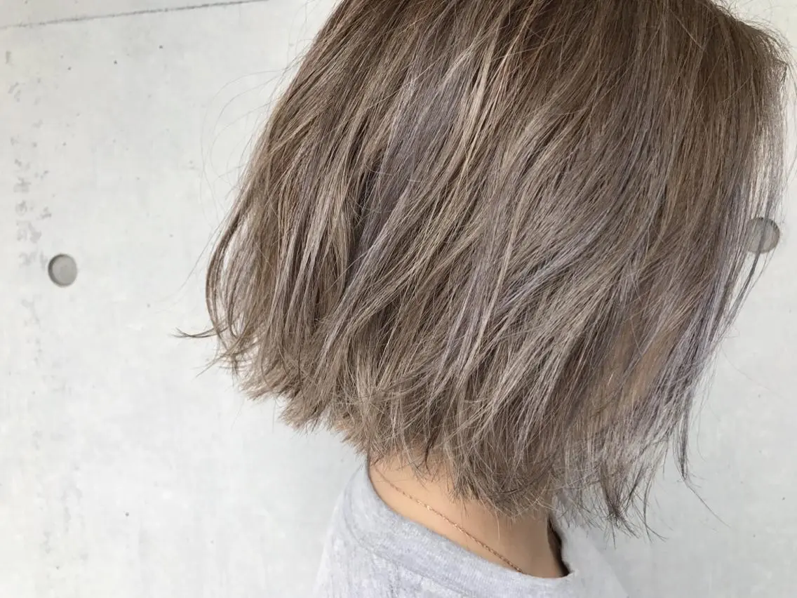 ショート カラー ボブ　ショート 特化 迫田紘史のヘアスタイル