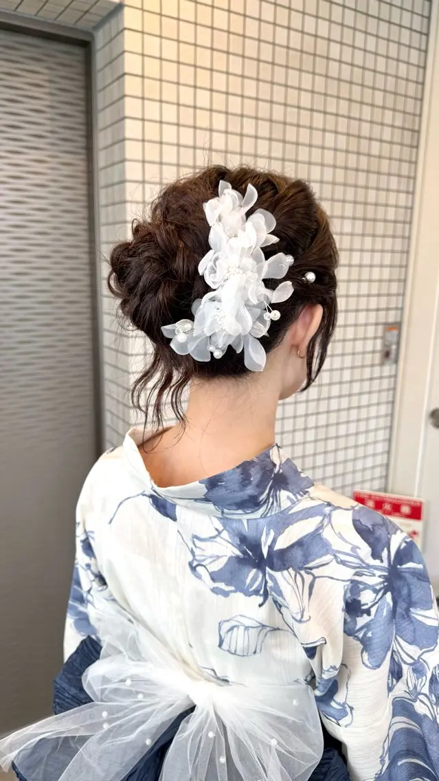 ロング ヘアセット mina★ショート cutモデル募集中のヘアスタイル