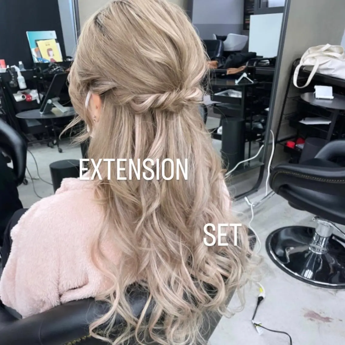 ヘアアレンジ エクステ🩵ブリーチ 韓国ヘア🩵KAEのヘアスタイル