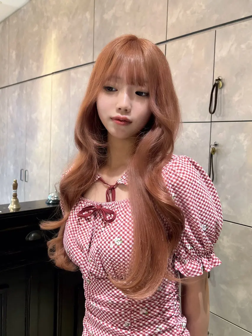 ロング カラー ヘアアレンジ 🎀ハイトーン・艶 カラー HANA🎀のヘアスタイル