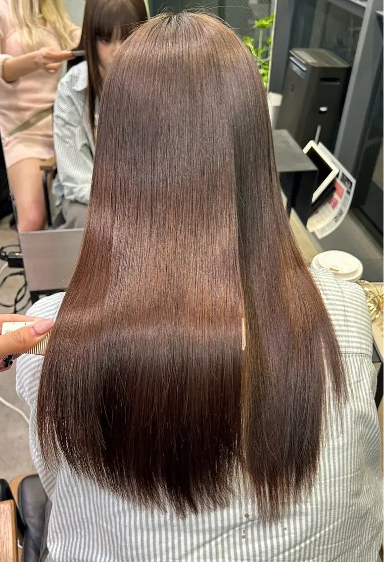 【🩰髪質改善🌷】ストレート+潤艶トリートメントの写真
