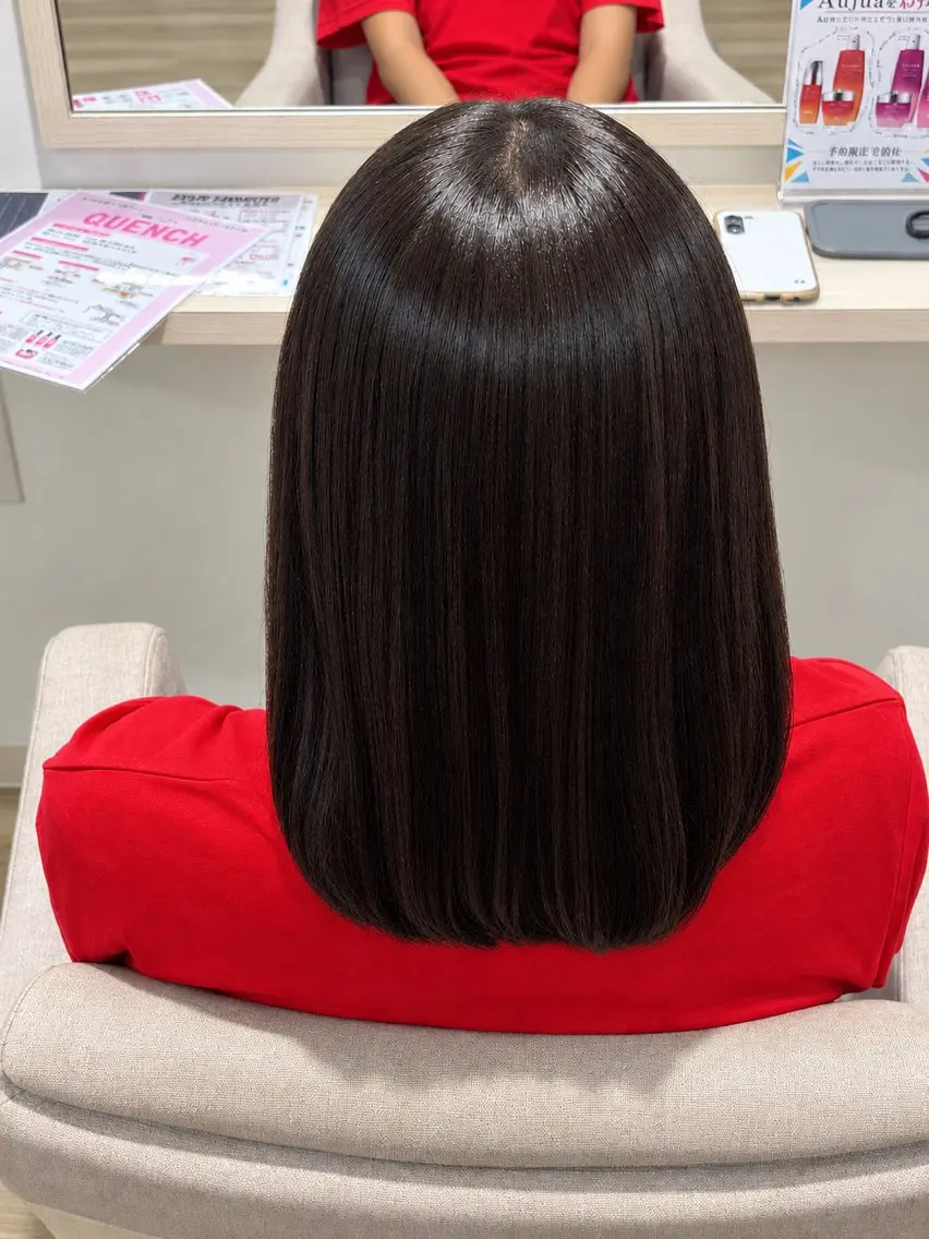 カラー ブラウンカラー マロンブラウン ヘアカラー 梶梅 衣倫のヘアスタイル