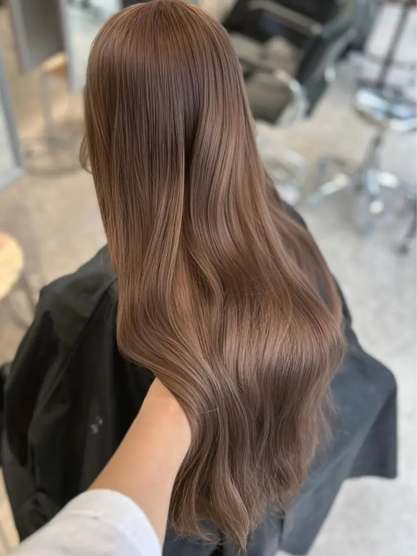 ロング カラー ヘアカラー カワチ リュウタのヘアスタイル