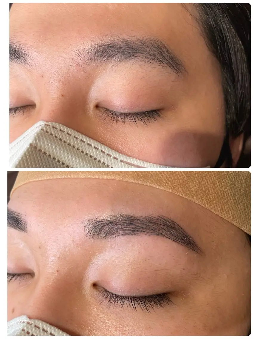 アイブロウ ワックス脱毛 mai CHION eyelashのマツエク・マツパデザイン