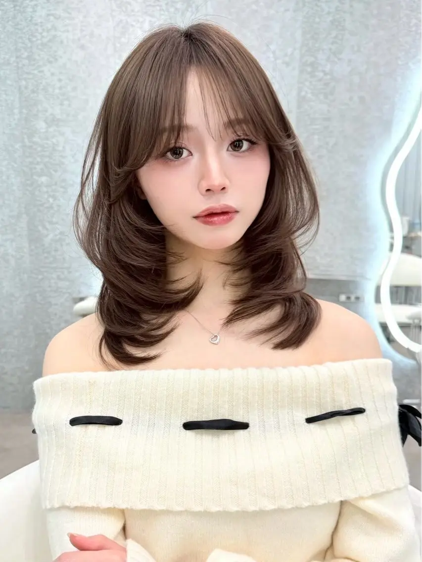 【 🎀金曜日朝限定メニュー🎀 】ワンカラー＋顔周りカット✨️の写真