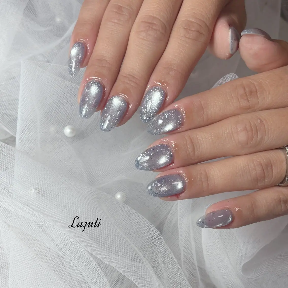ミディアム Lazuli 💎のネイルデザイン
