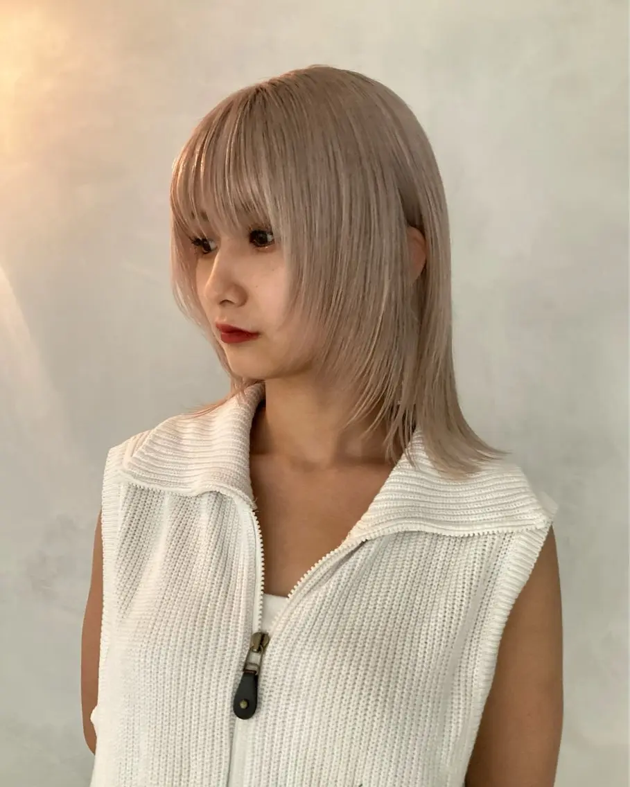 カラー ヘアカラー GAN /ダメージレスカラーのヘアスタイル