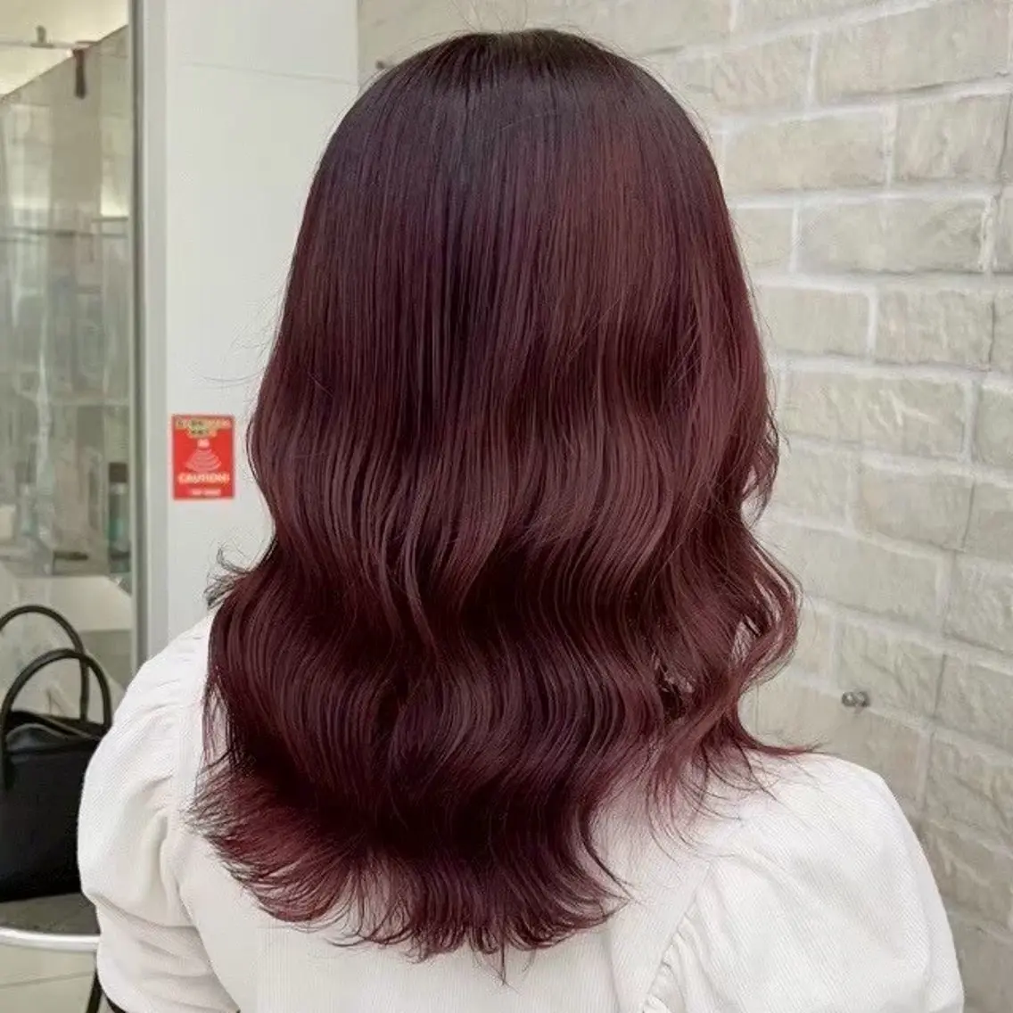 ロング カラー 縮毛矯正/ワンカラー モデル募集🫧羽夏のヘアスタイル