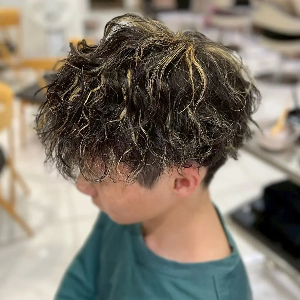 【雰囲気をつくる】men'sハイライト(2breach込)の写真