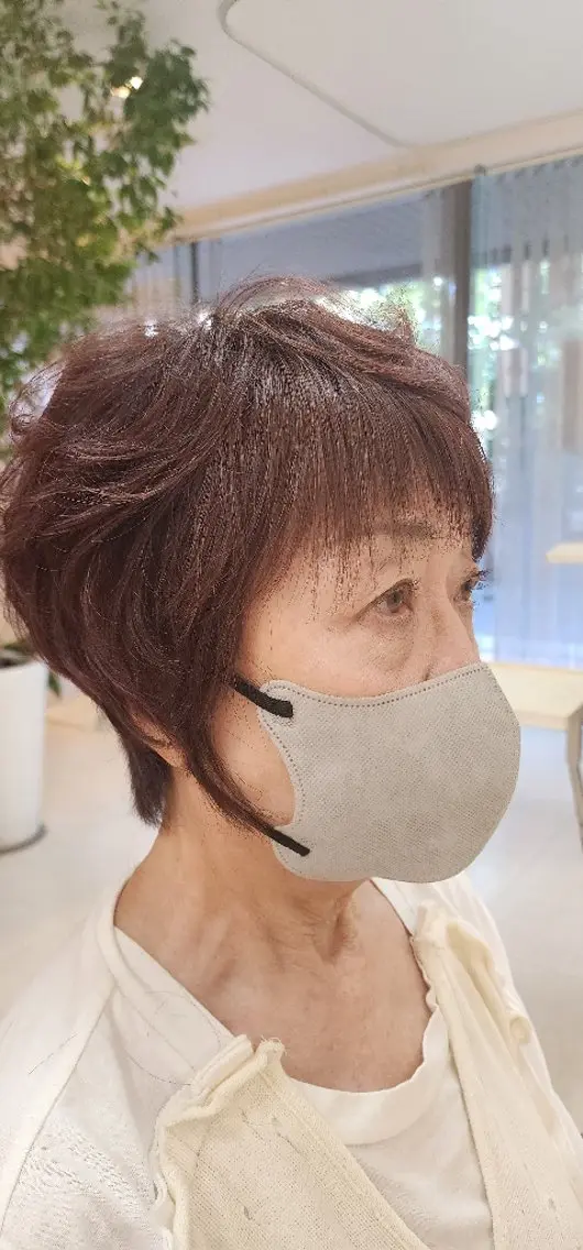 ショート カラー パーマ hairmake Juinのヘアスタイル