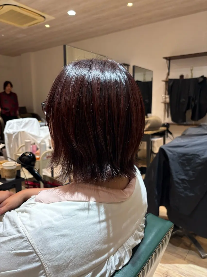 ショート カラー カット ヘアカラー 勝間田 のどかのヘアスタイル
