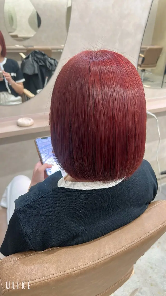 ショート カラー カットカラー 千夏のヘアスタイル