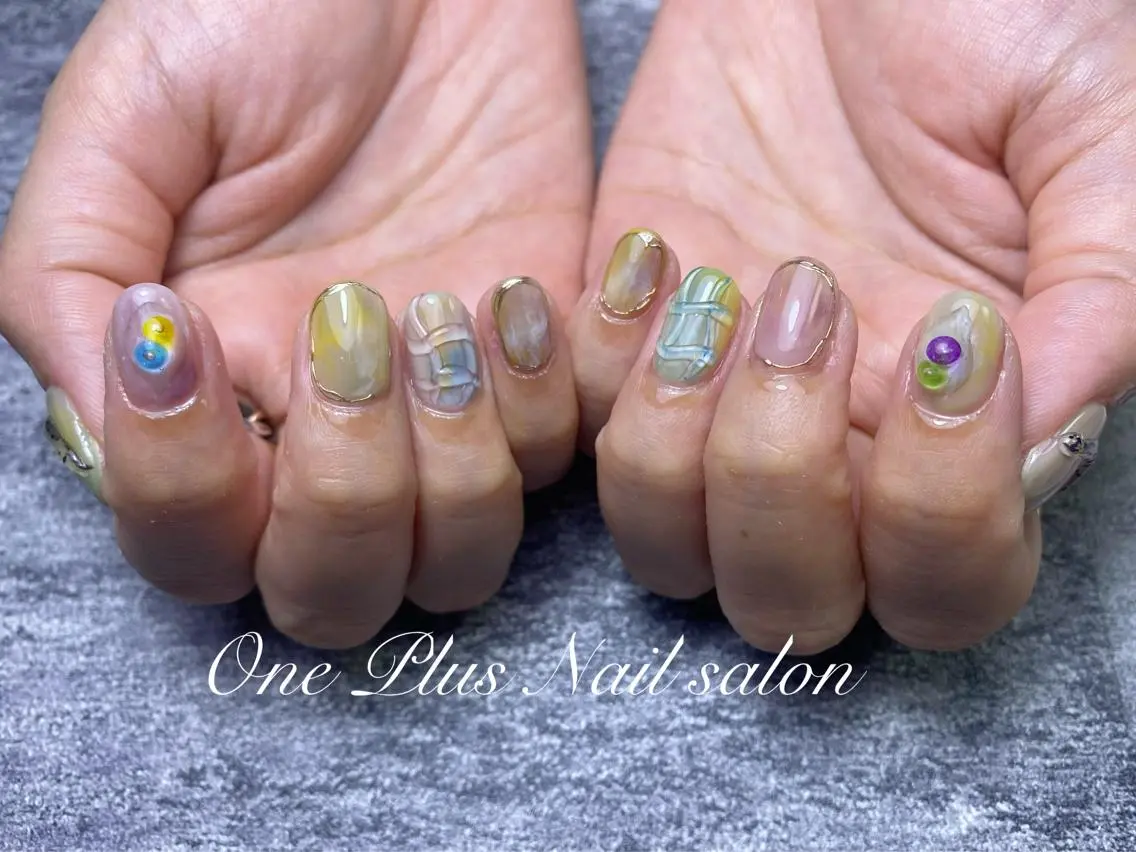 ネイル ハンドネイル One Plus Nail Salonのネイルデザイン