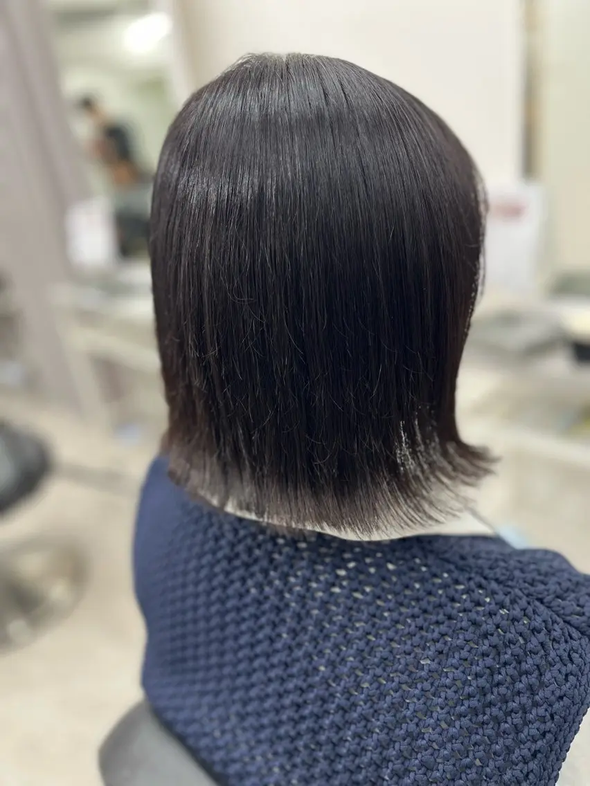 セミロング カラー ブラウンカラー ラベンダーカラー ラベンダーブラウン 🫧ぷる艶カラー🫧 Yuubi🦩のヘアスタイル