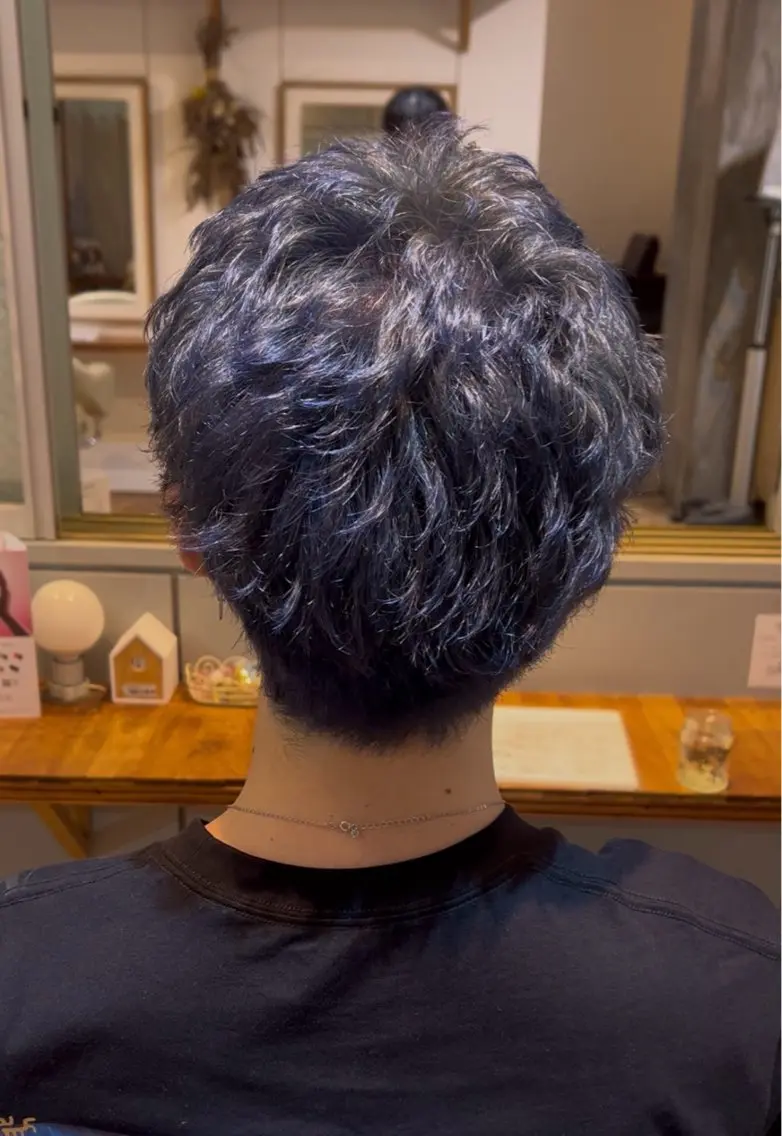 カラー メンズ ヘアカラー RINO LAMINのヘアスタイル