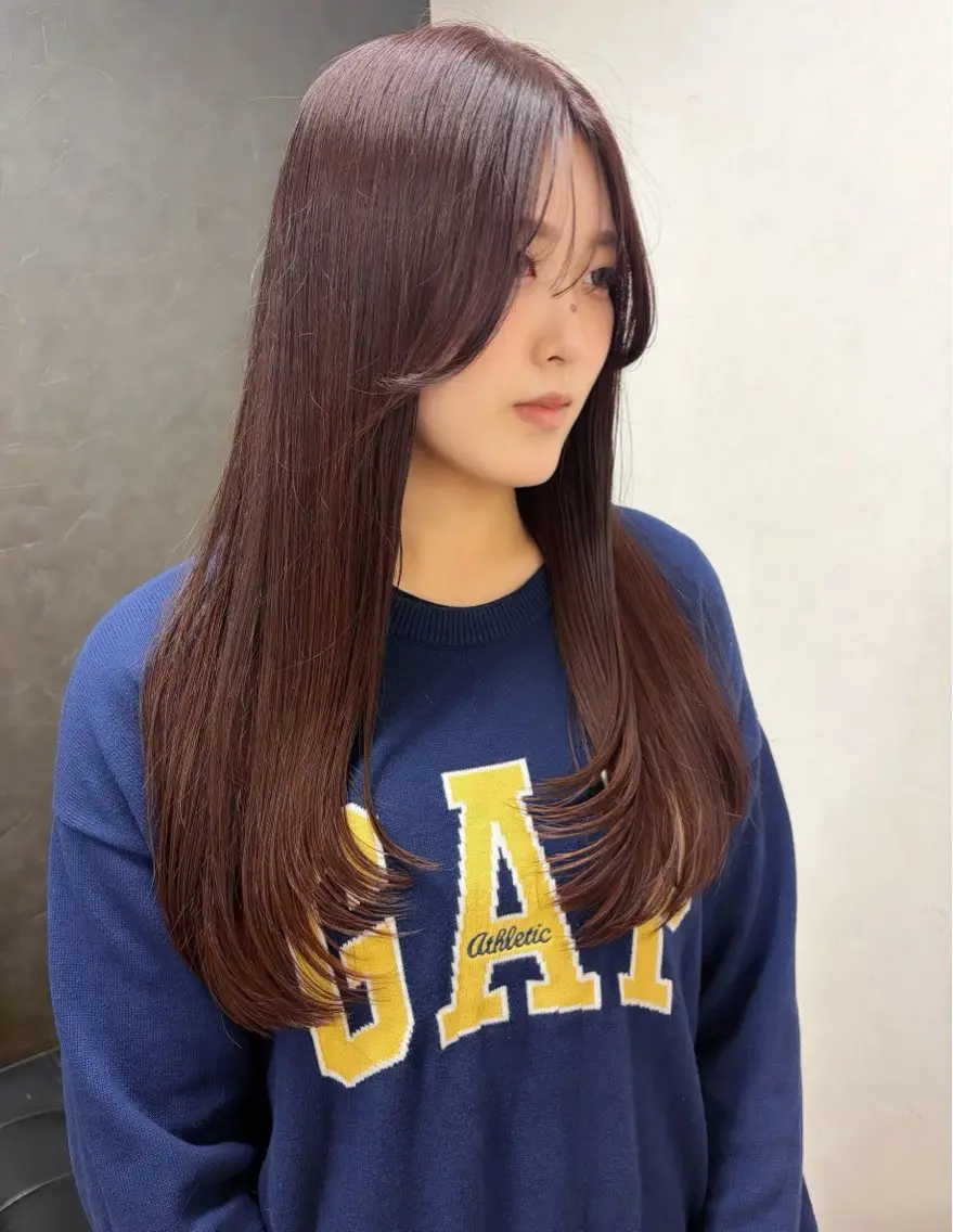 ロング カラー カット ヘアカラー トリートメント レイヤー/インナー カラー🦋ルイのヘアスタイル