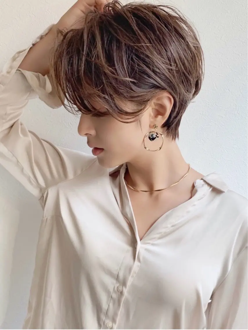 ショート ✄安野祥華銀座大人 絶壁解消ショート✄のヘアスタイル