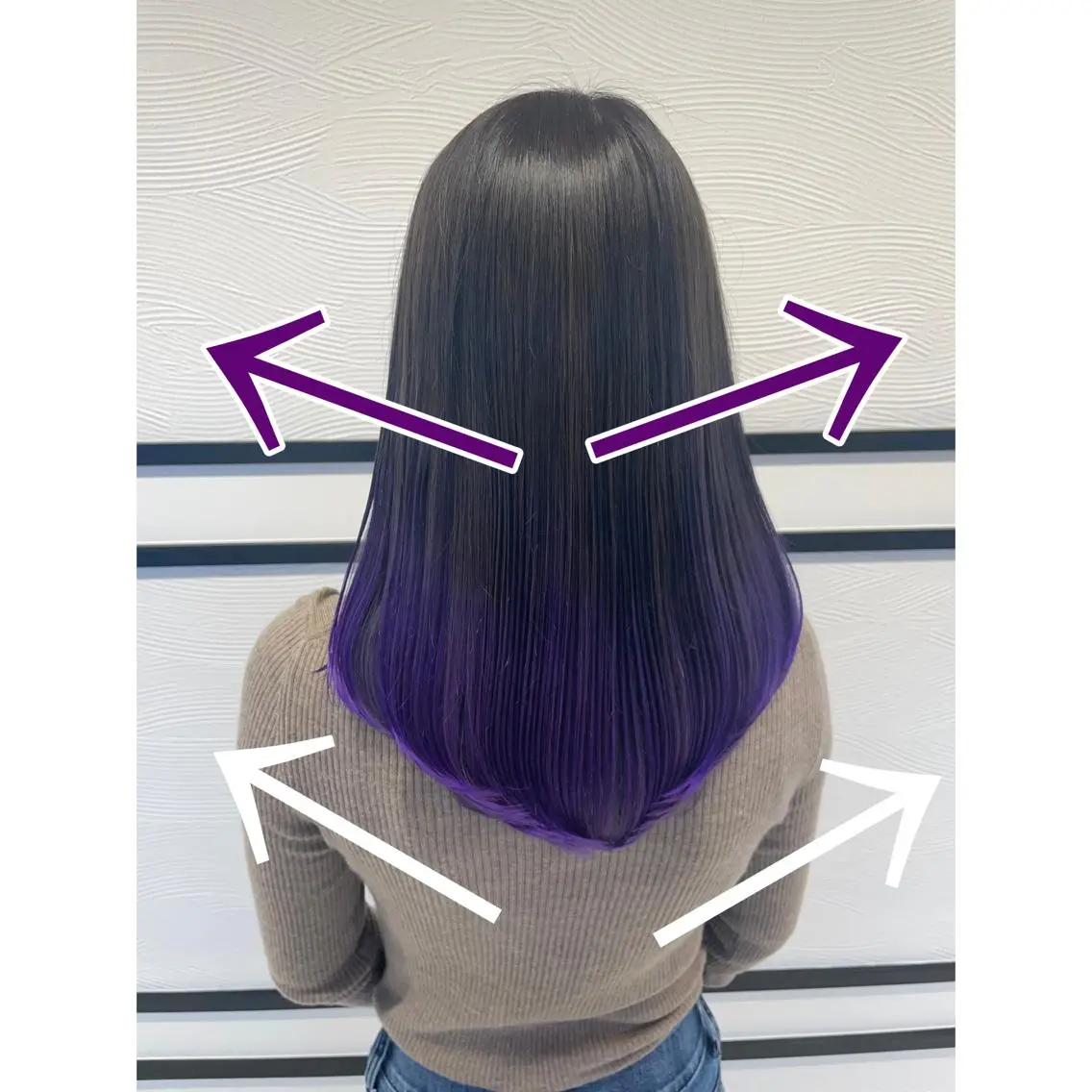 カラー グラデーションカラー 小顔カット✨ 透明感カラー/村上のヘアスタイル