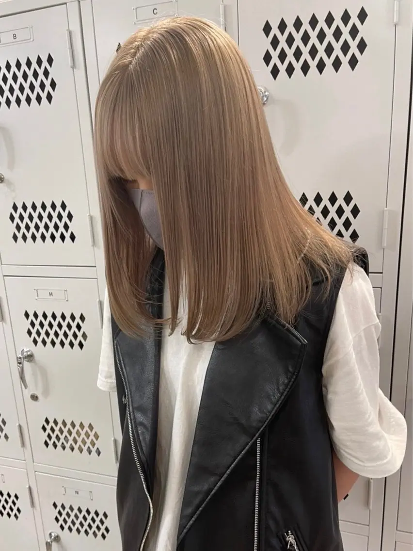 ロング カラー fifth 清水睦月のヘアスタイル