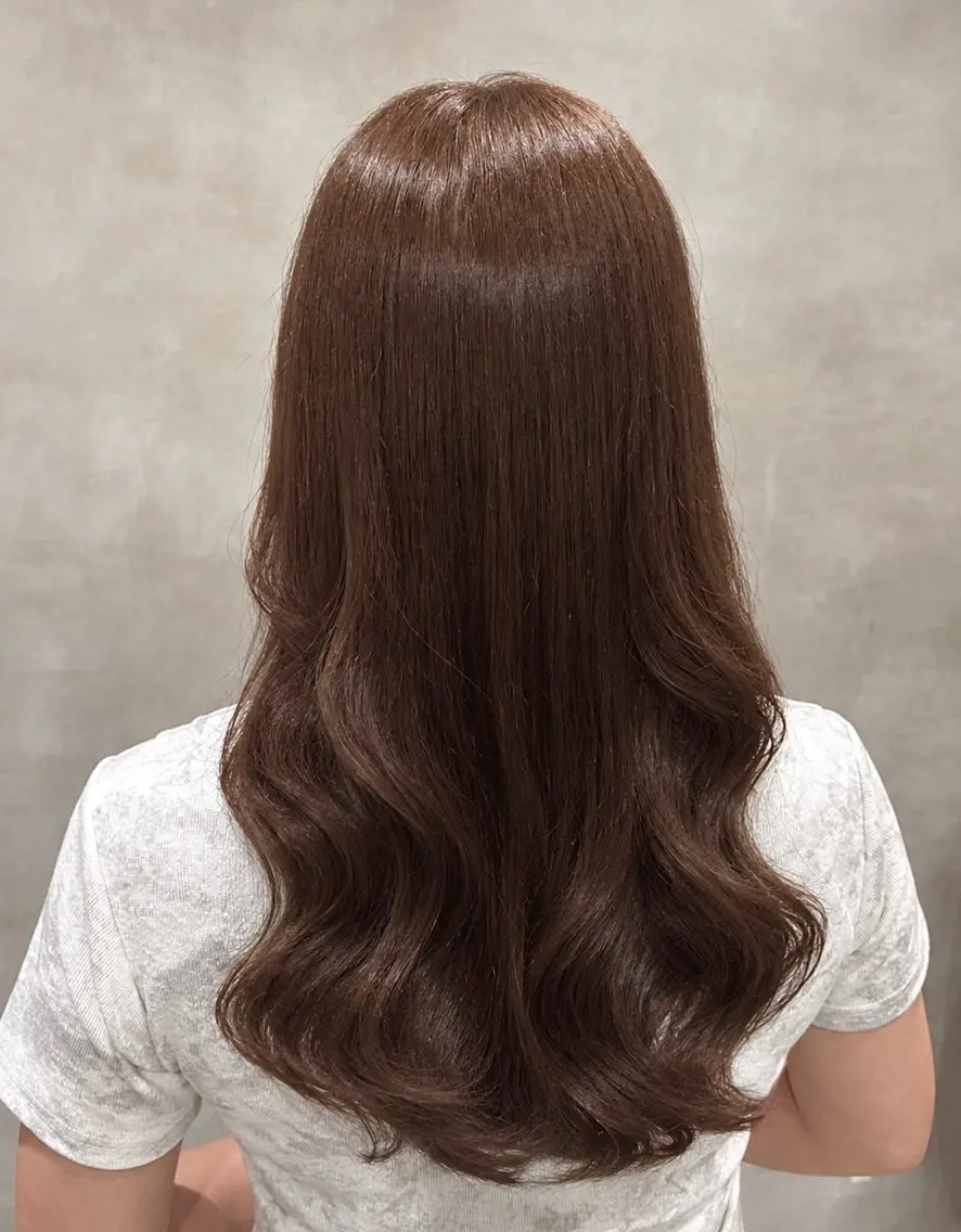 ロング カラー ブラウンカラー ナチュラルブラウン ヘアカラー 🤍艶モテカラー♡ ブラウン🤍Rimiのヘアスタイル