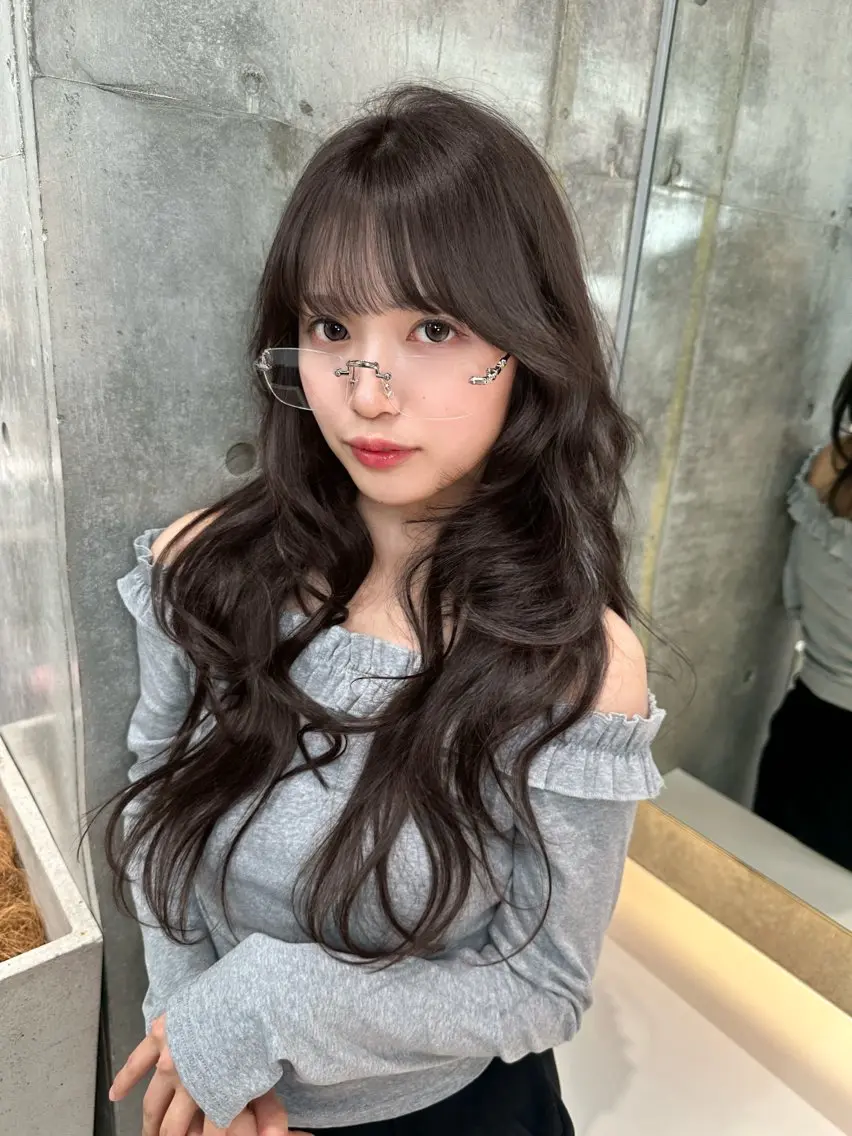 ロング カラー カット ヘアカラー トリートメント 《髪質改善✖️オリー ブ🧸》小嶋拓也のヘアスタイル