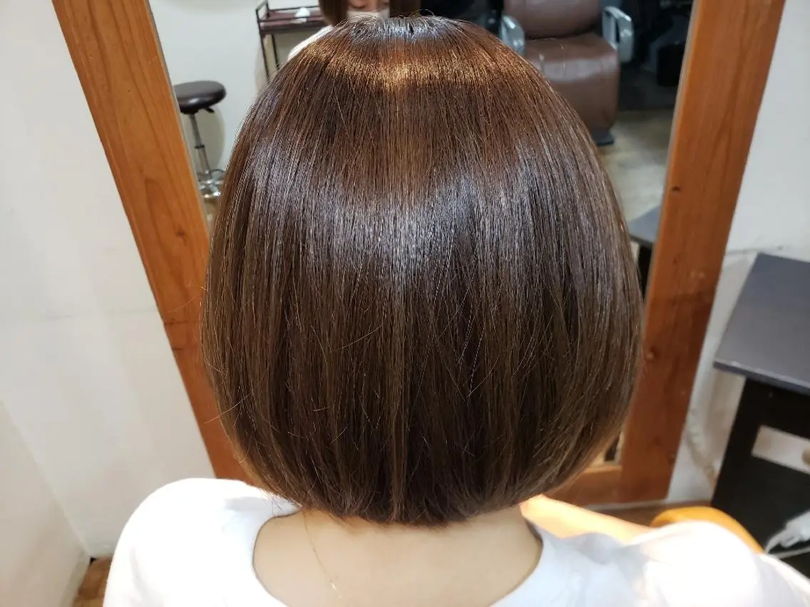 ミディアム カラー 長岡 健一のヘアスタイル