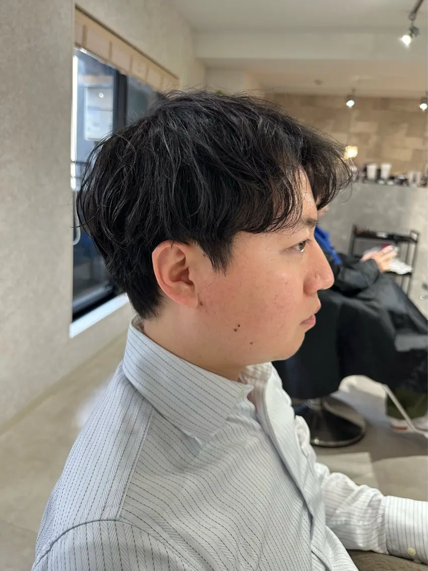 ミディアム パーマ ミディアムパーマ ニュアンスパーマ カット パーマ トリートメント 🎀似合わせカット/ ボブ/佐瀬千枝🎀のヘアスタイル