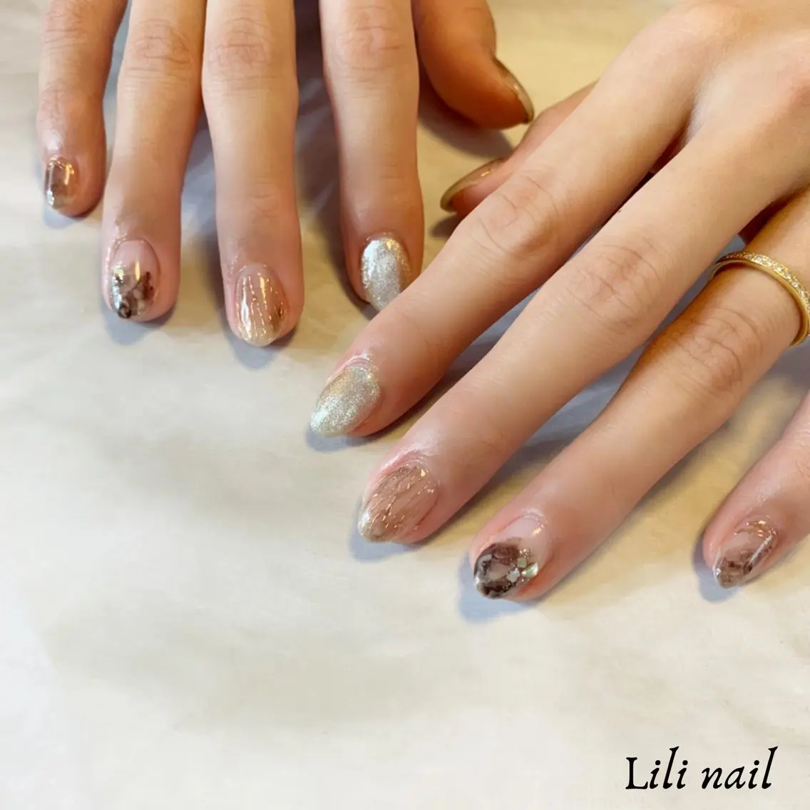 ネイル 持ち込み ハンドネイル Lilibeauty salonのネイルデザイン
