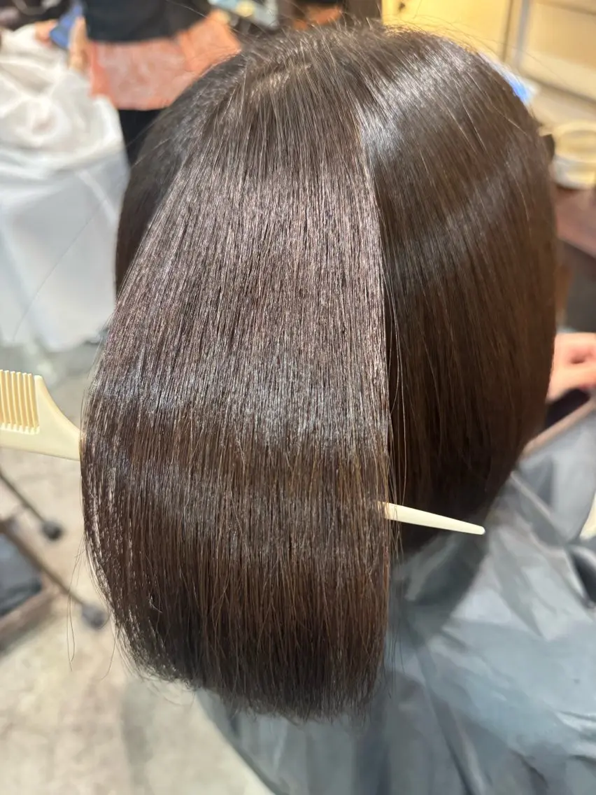 ショート ヘアカラー 髪質改善✨️柴田 妃菜🧸のヘアスタイル