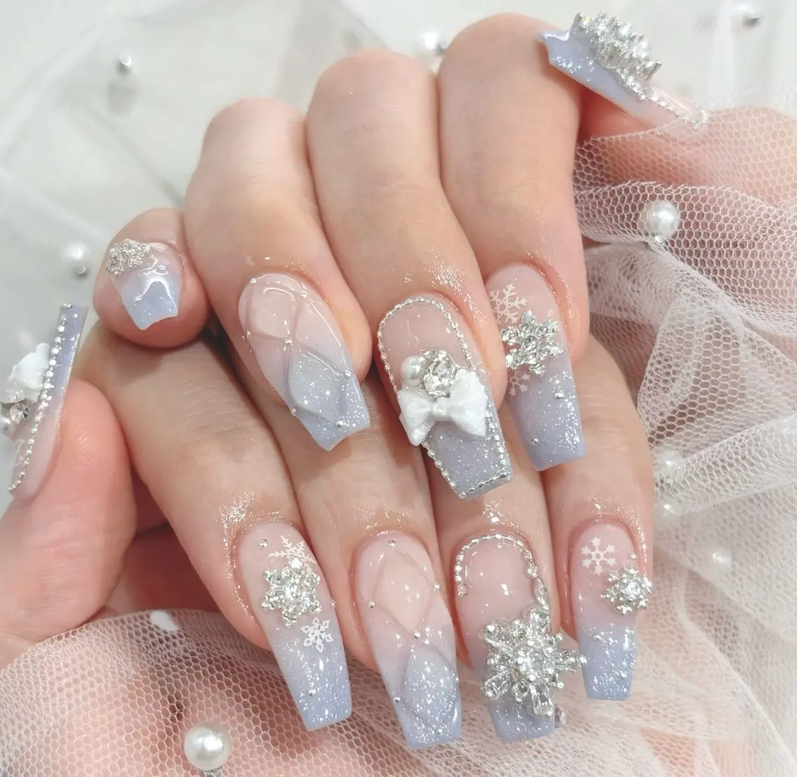 ネイル アートネイル ジェルネイル グラデーション マグネットネイル ニュアンスネイル ハンドネイル Ryu nail studioのネイルデザイン