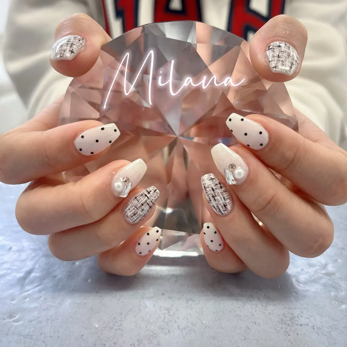 ネイル ハンドネイル Milana 西里のネイルデザイン