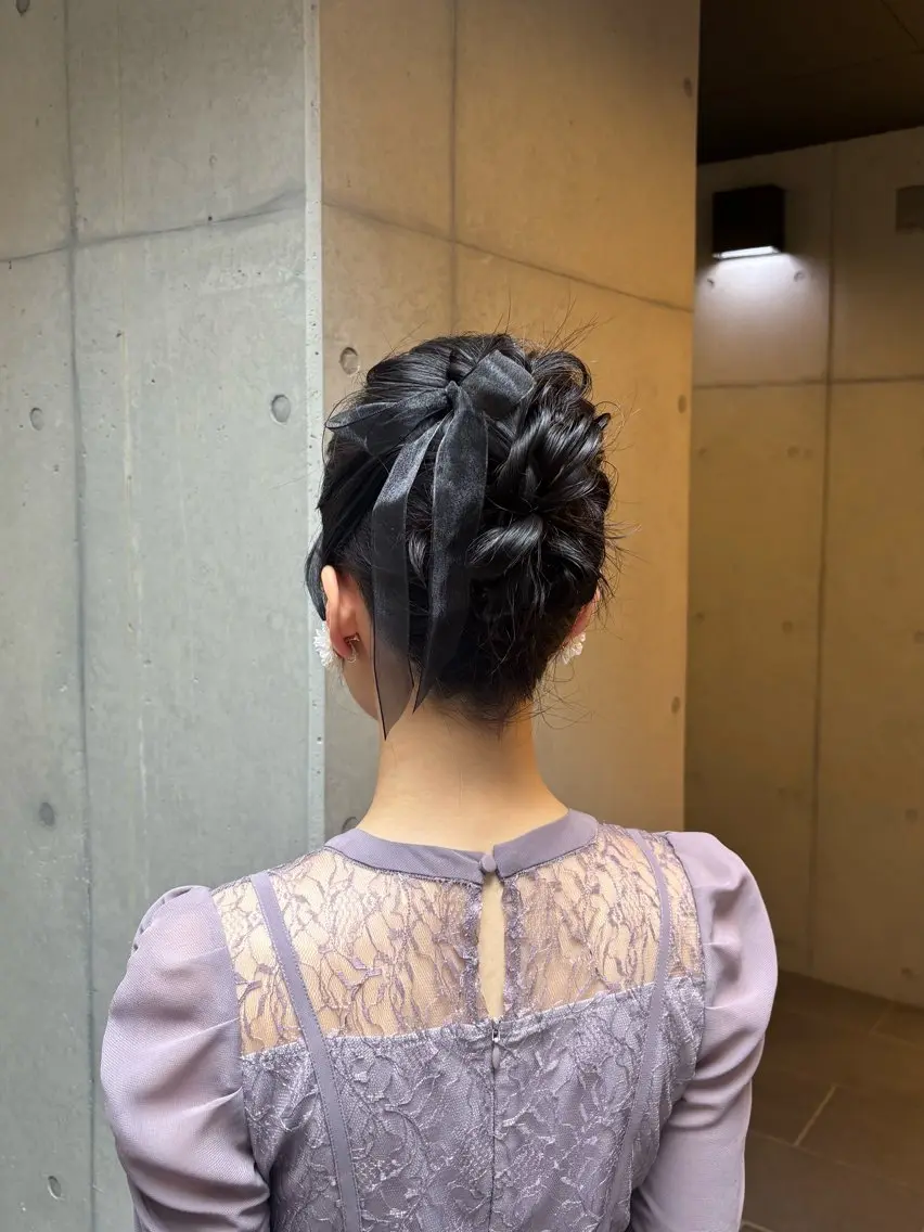 ロング ヘアアレンジ ヘアセット 〖❁ちひろ| LEONID❁〗のヘアスタイル