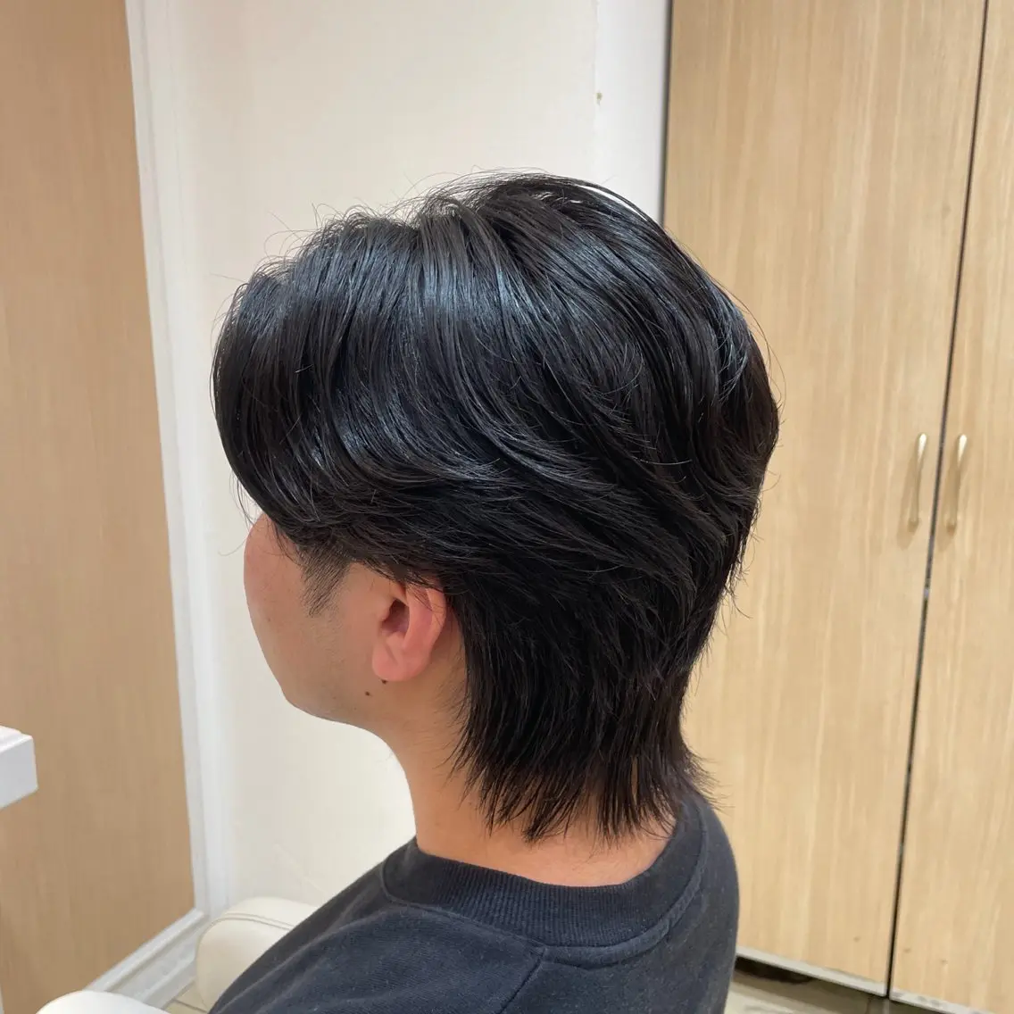 ⛓️メンズカット+フェザーパーマ+シャンプーの写真