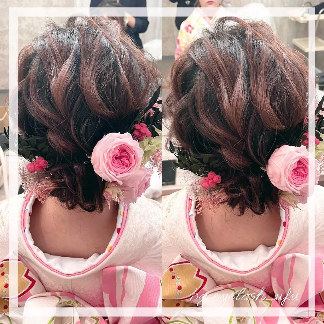 ヘアアレンジ ヘアセット eyelash ufuのマツエク・マツパデザイン