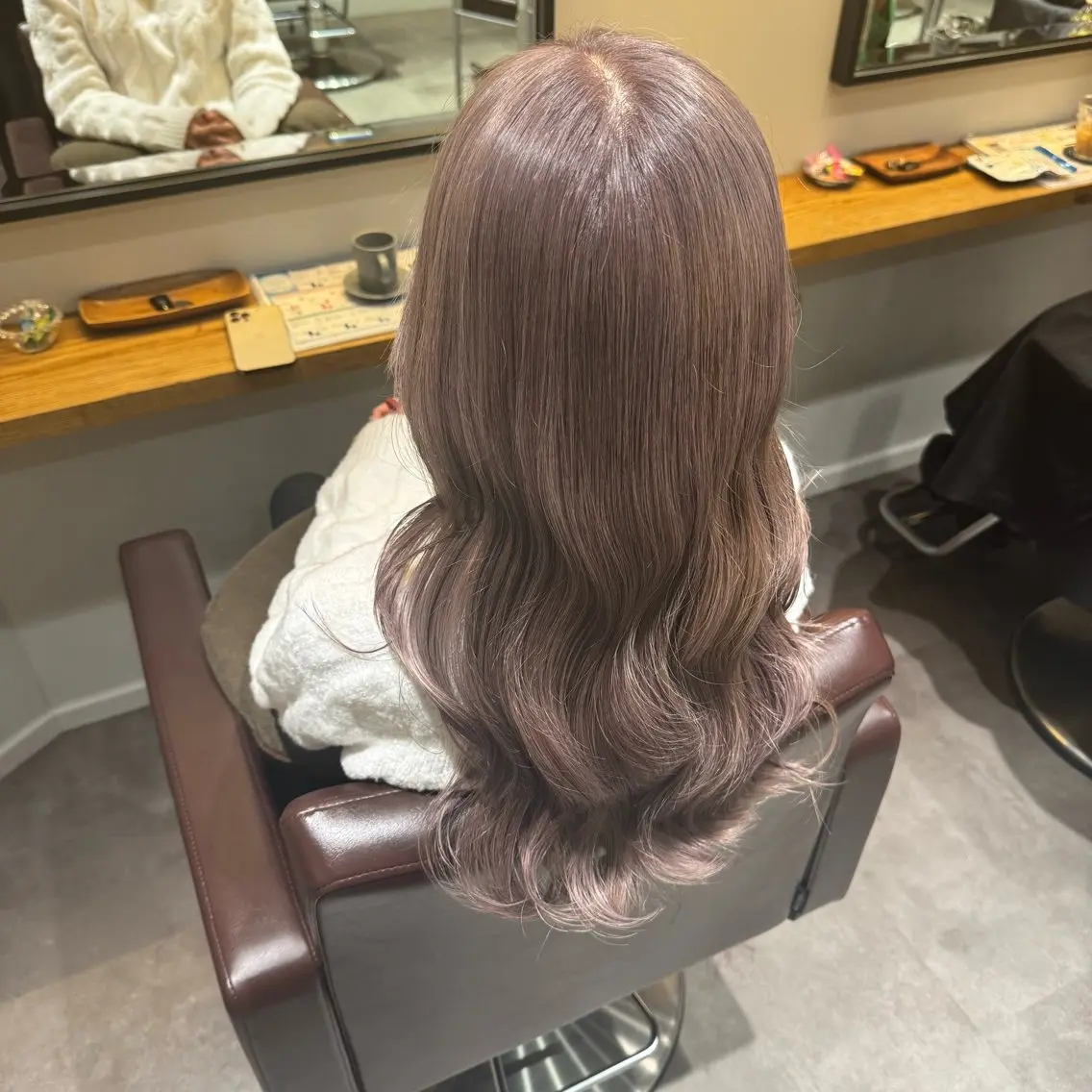 ロング カラー 美髪矯正 KASUMIのヘアスタイル