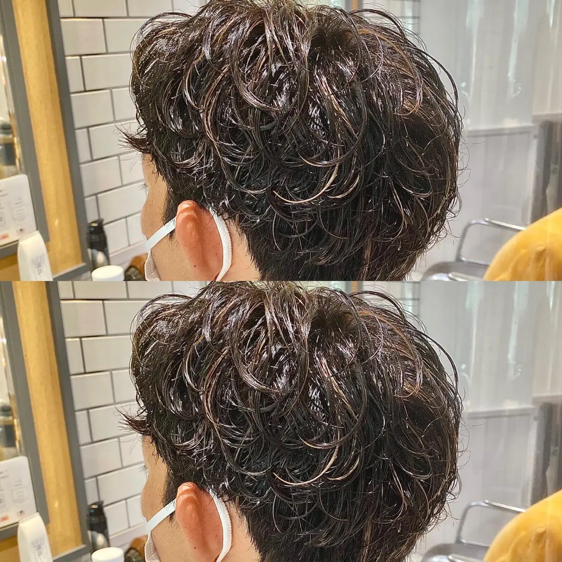 パーマ 神奈川大学最寄り白楽 三本松巧のヘアスタイル