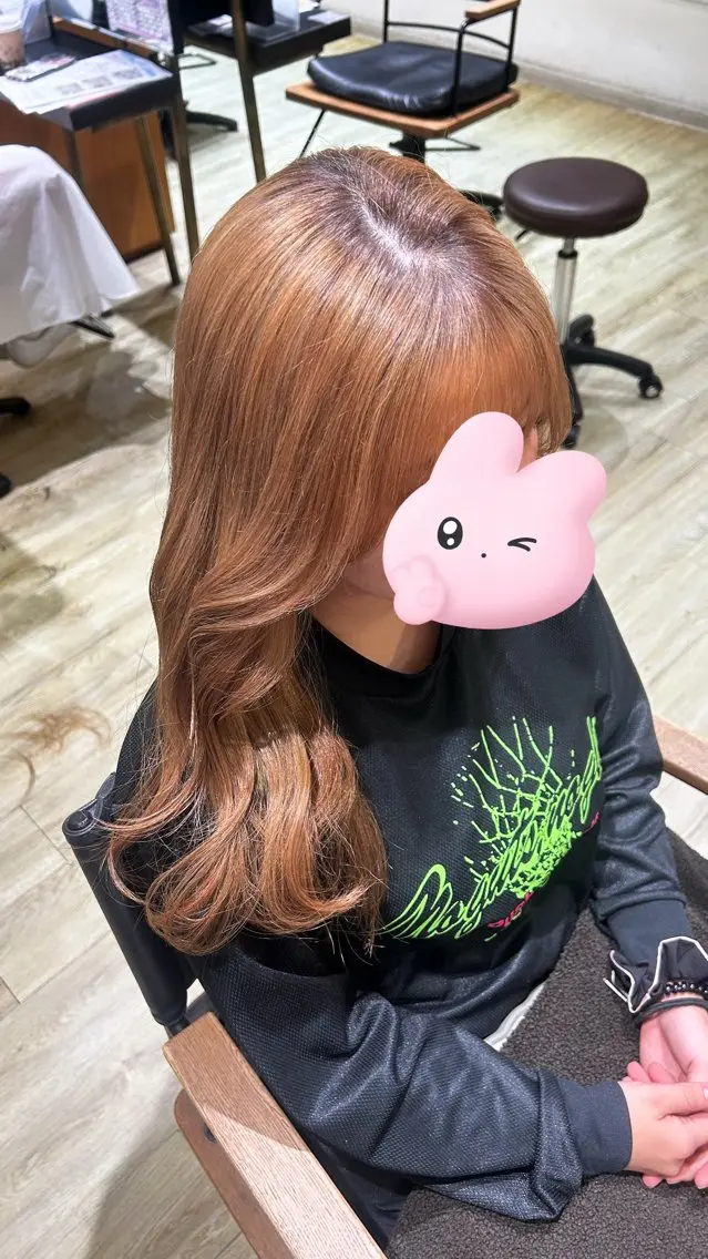 ロング トリートメント 鳴海 美海のヘアスタイル