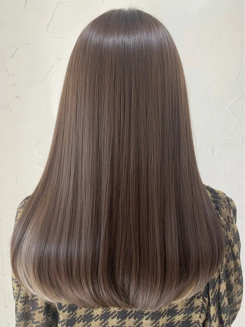 ロング カット ヘアカラー トリートメント 松本 聖未のヘアスタイル
