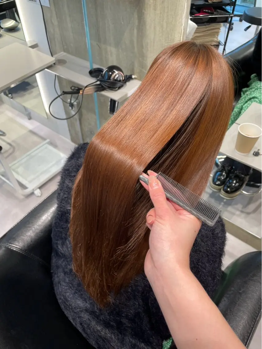 ロング 髪質改善 トリートメント Lino nanaのヘアスタイル
