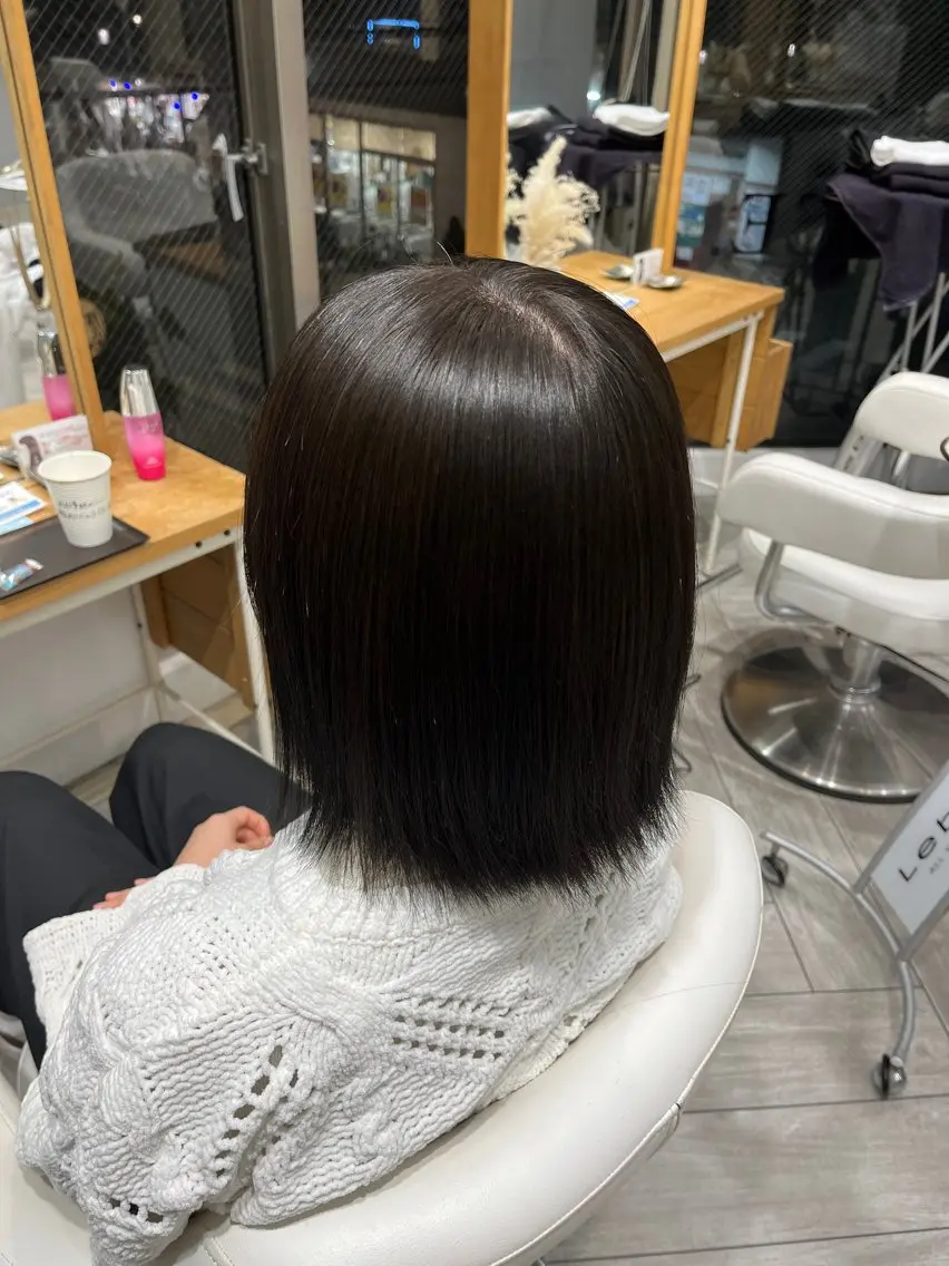 ミディアム カラー グレージュ オリーブグレージュ オリーブグレー AVANCE. chisatoのヘアスタイル
