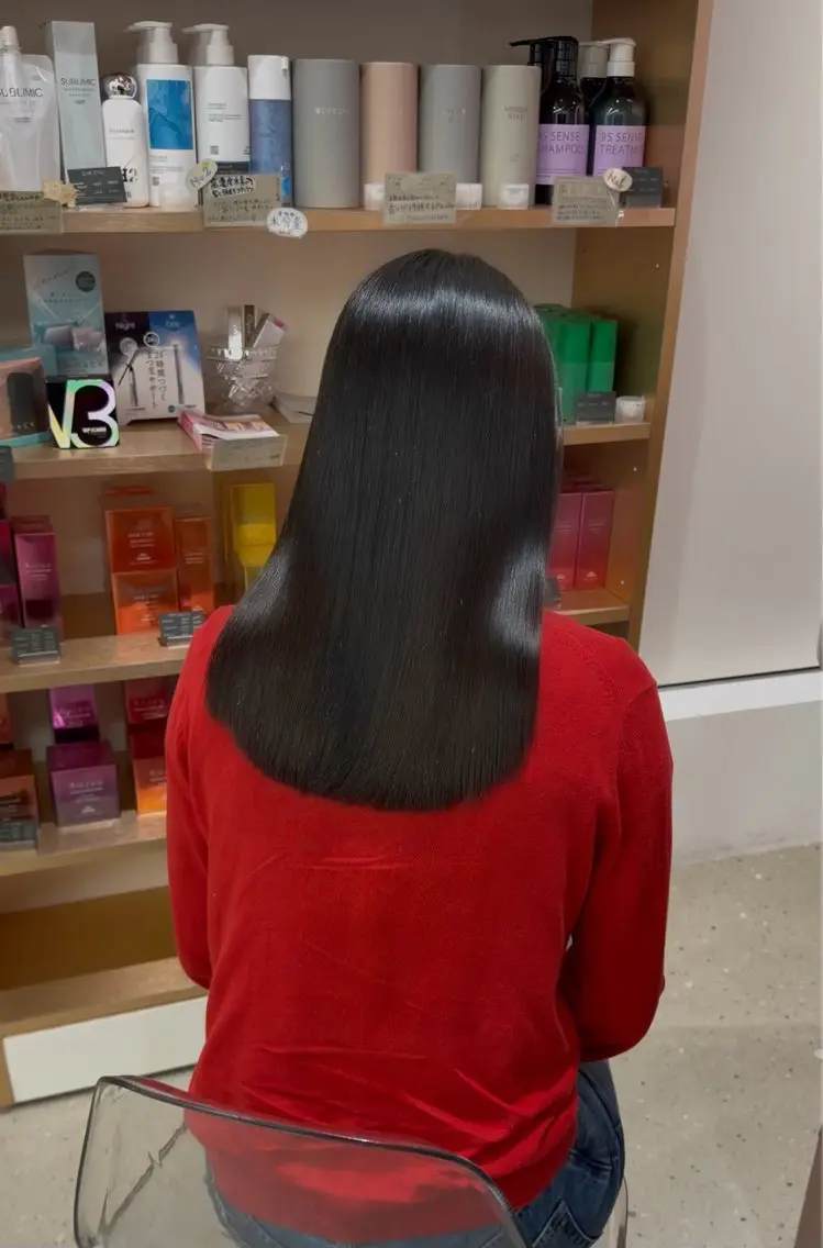 ヘアカラー 縮毛矯正 トリートメント 茶屋町/『極艶✨️』 髪質改善💎松本光汰のヘアスタイル