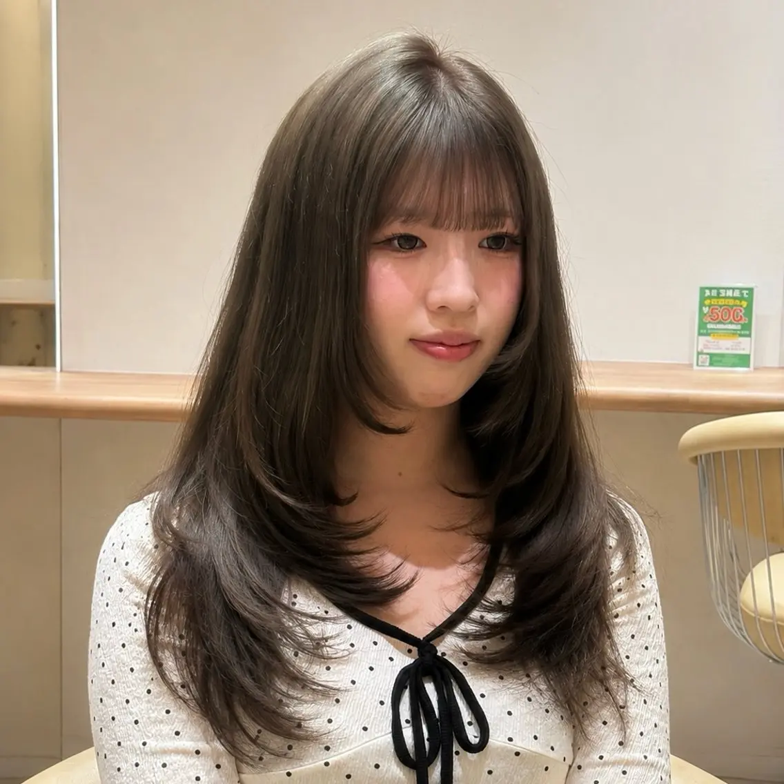 ロング カラー カット ヘアカラー トリートメント 🦄ハイトーンカラー 🦄まるおしょうのヘアスタイル
