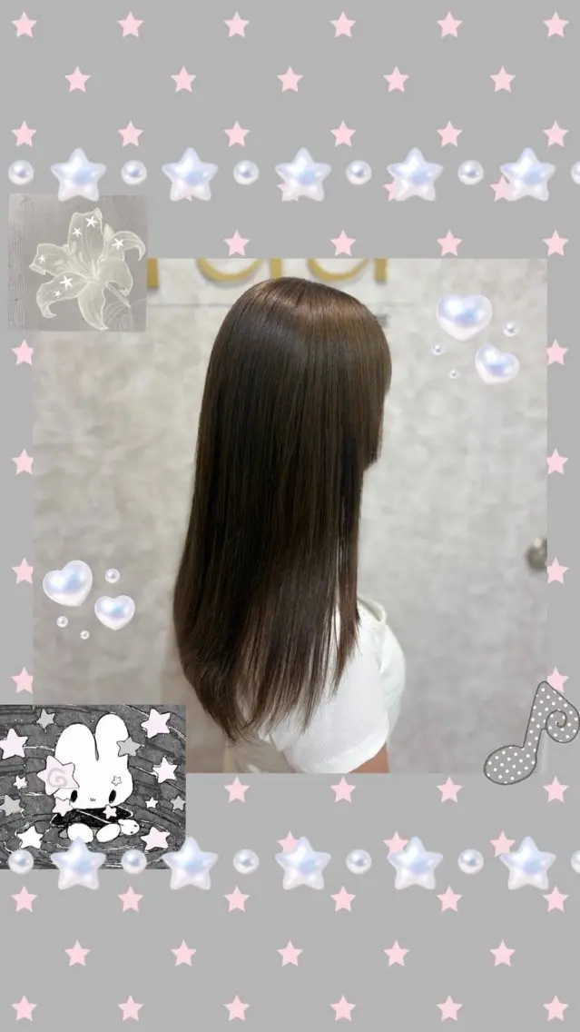 ミディアム ヘアカラー SHION🍒ྀི/ ヘアメ/ピンクカラーのヘアスタイル