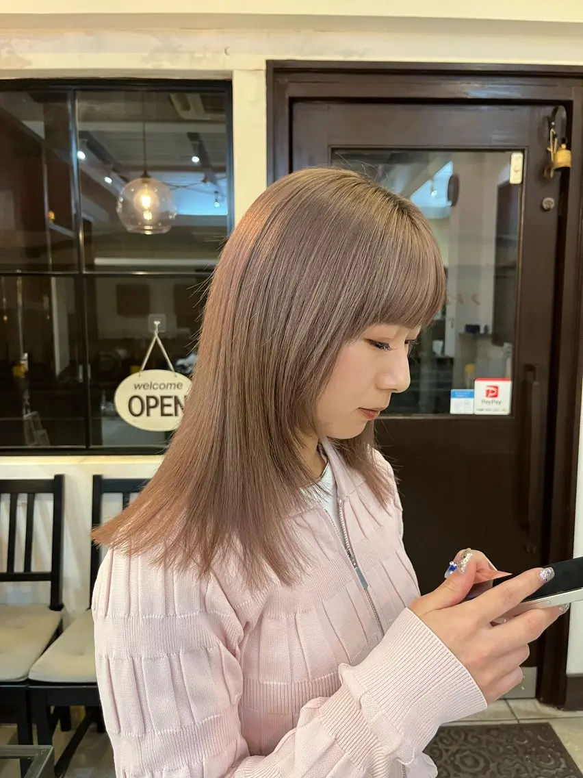 カラー 立道 樹奈のヘアスタイル