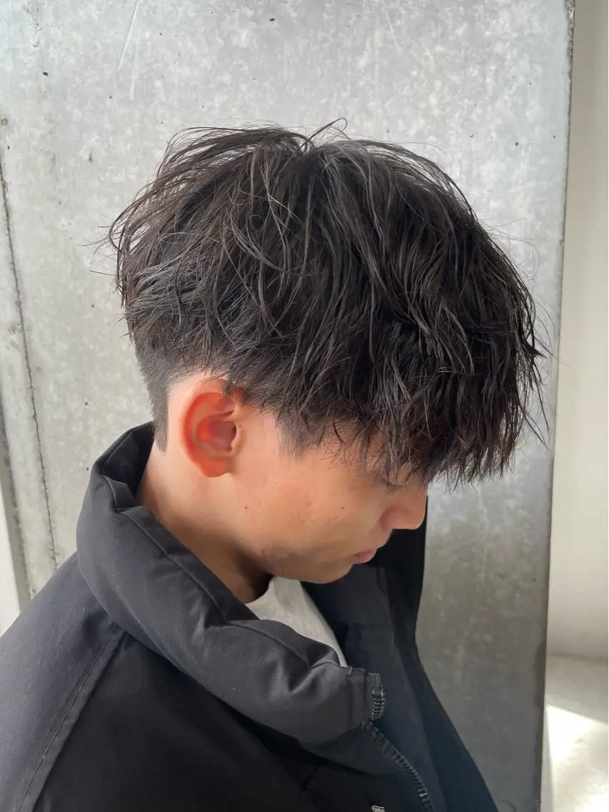 パーマ メンズ カット パーマ トリートメント ヘッドスパ ヘアセット メンズモテパーマ💙 fuwaのヘアスタイル