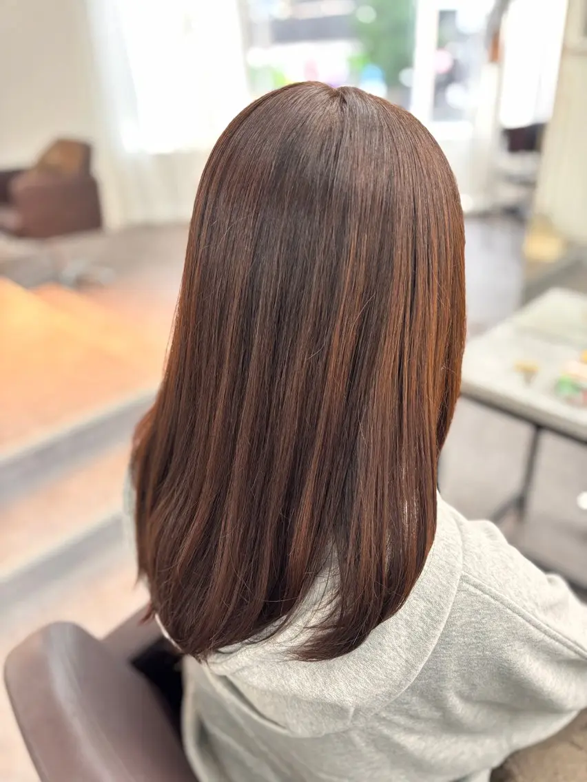 セミロング カラー ヘアカラー 【 clan 】 *.✯ANNA✯.*のヘアスタイル