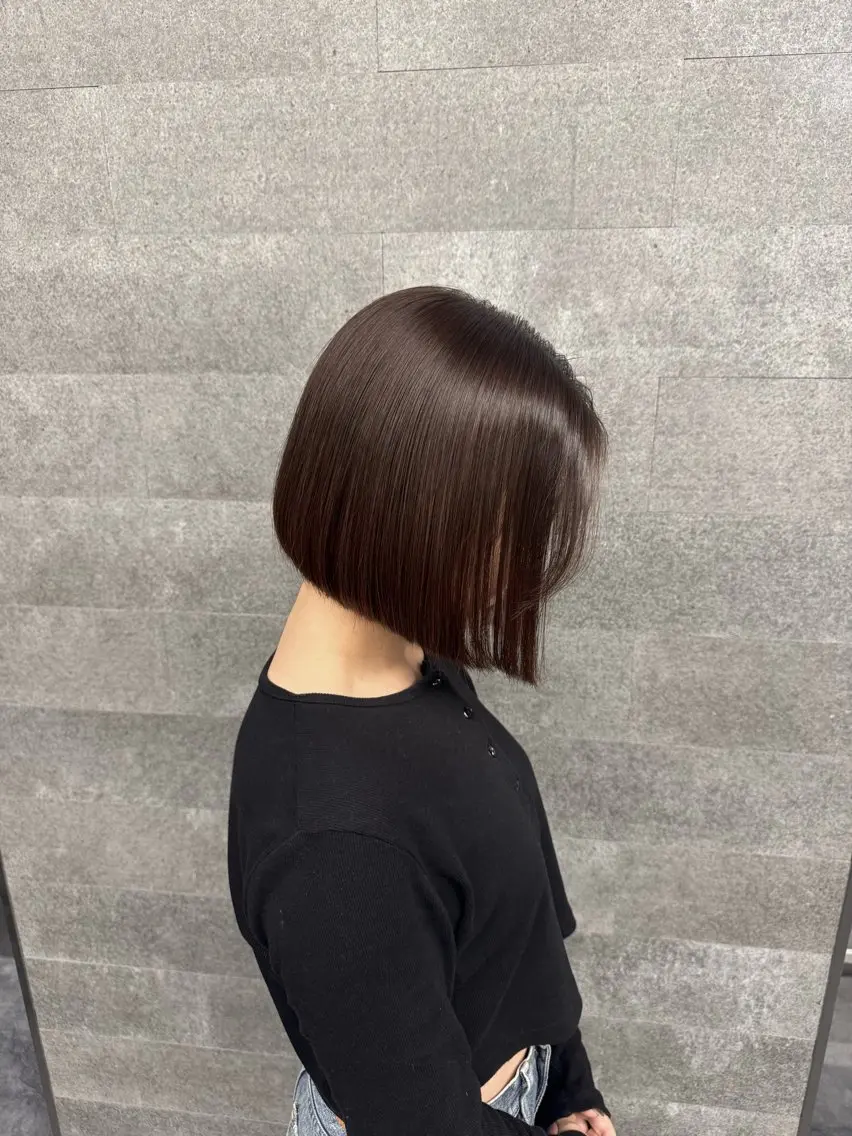 ショート カラー 透明感カラー🤍/ 韓国ヘア🎀めいのヘアスタイル