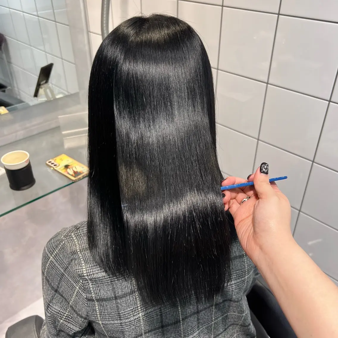 ロング 艶カラー美髪縮毛矯正 /髪質改善✨️ユウキのヘアスタイル
