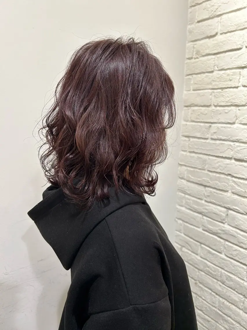 カラー ラベンダーカラー ラベンダーピンク ピンクカラー merc.🕊大西‎ 香瑚のヘアスタイル